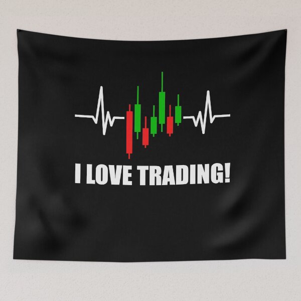 Item preview, I Love Trading Heartbeat Trader Quotes Trading designed and sold by Trenddesigns24.