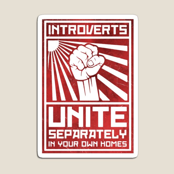 Introverts Unite Magnet