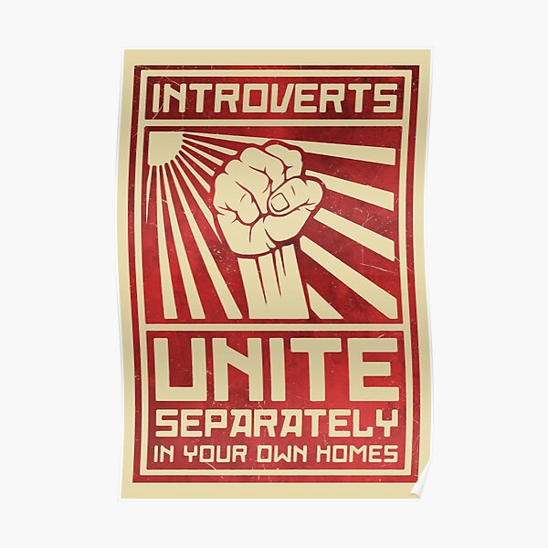 Introverts Unite Poster