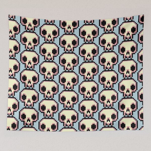 Item preview, Pixel Skull designed and sold by Yael Weiss.