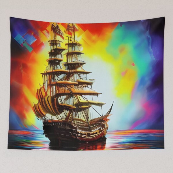Item preview, Colorful Pirates Ship designed and sold by PC-artist.