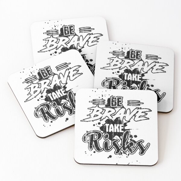 Item preview, Be Brave Take Risks designed and sold by Quoterasi.