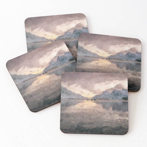 Item preview, Snow mountain sunset designed and sold by Paint Dream  Style.