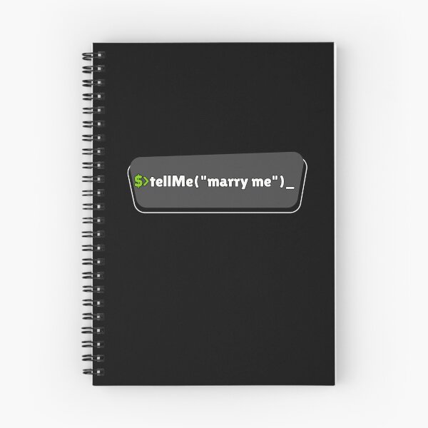 Item preview, Bash shell Marry Me command prompt for Valentine's Day designed and sold by mliotard.
