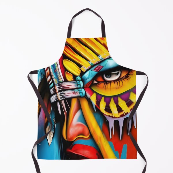 Item preview, Colorido jefe indio nativo americano designed and sold by PC-artist.