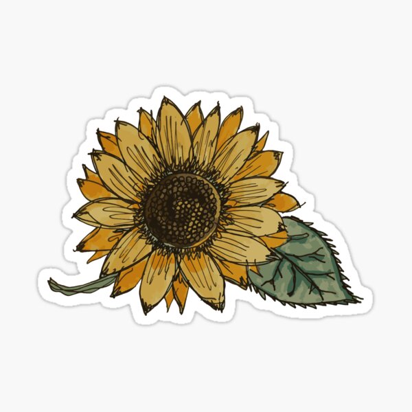 Item preview, Watercolor Sunflower Pattern  designed and sold by sarahekj.