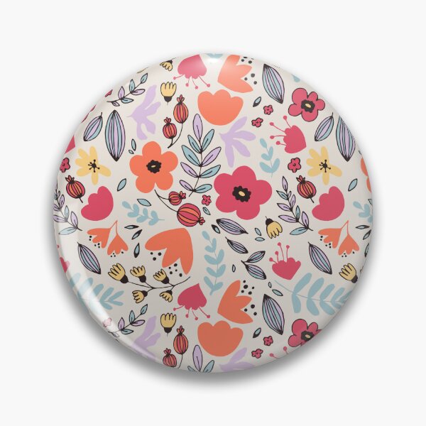 Item preview, Fantasy Flowers Pattern 1 designed and sold by SimpleWorksSK.