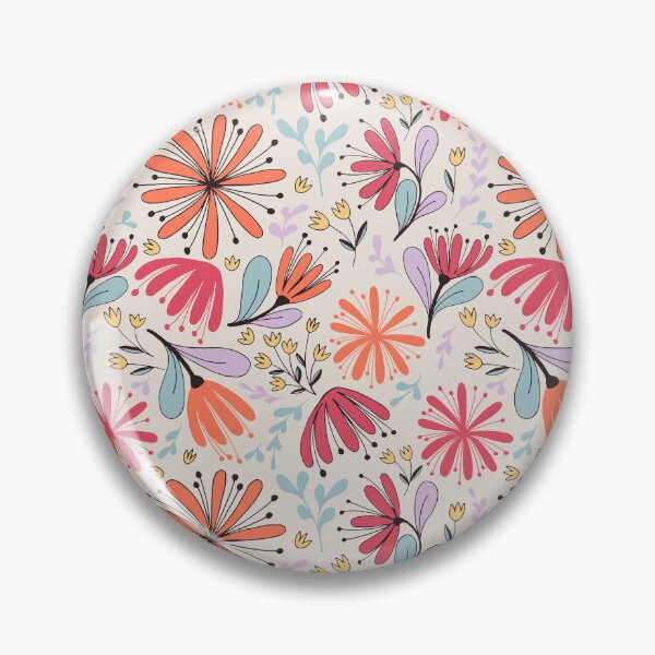 Item preview, Fantasy Flowers Pattern 3 designed and sold by SimpleWorksSK.