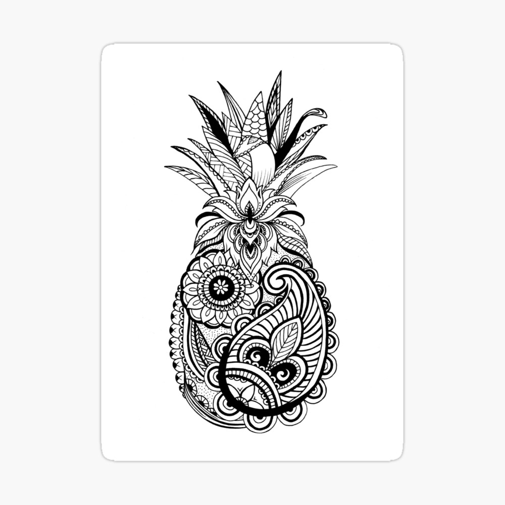 3,200+ Pineapple Line Drawing Stock Illustrations, Royalty-Free Vector  Graphics & Clip Art - iStock | Pineapple drawing