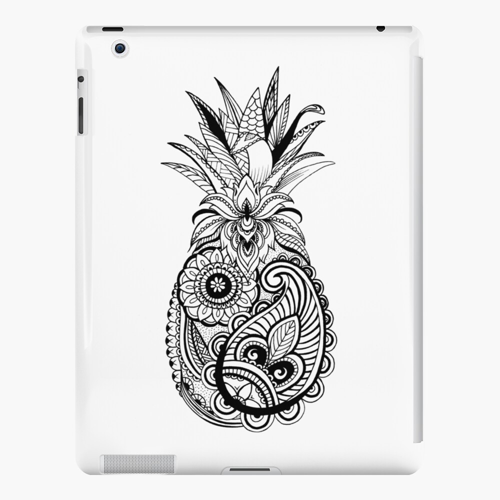 "Pineapple Drawing" iPad Case & Skin by sophiacola Redbubble