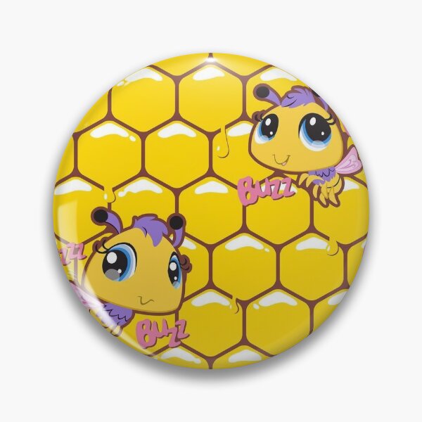 Item preview, littlest pet shop yellow bee art designed and sold by mcsaladboy.