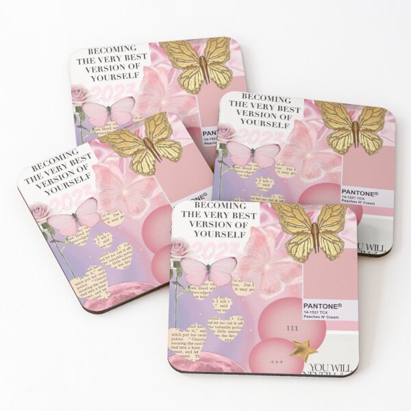 Item preview, self love lucky girl syndrome manifestation collage poster trendy pink aesthetic  designed and sold by Anavrisss.