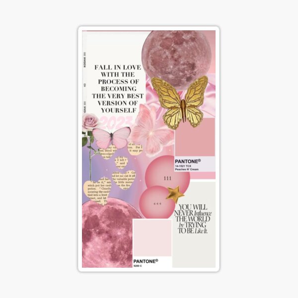 3 Aesthetic iPhone Wallpaper Self-care Love Quote Pink Cream 