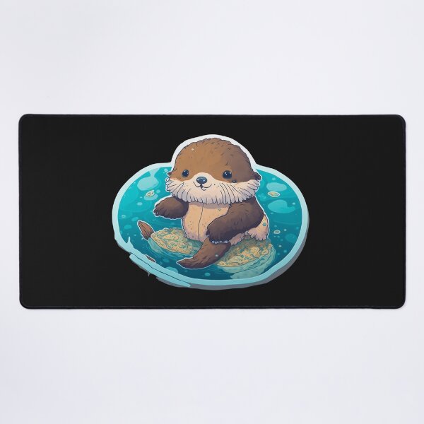 Item preview, Cute Sea Digital Chibi Otter designed and sold by ChibiArtline.