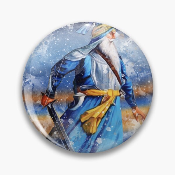Vista previa del artículo con la obra «Baba Deep Singh Acuarela», diseñado y vendido por ImmortalDaggers.