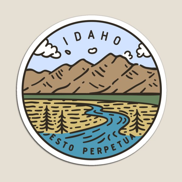 Item preview, Idaho Esto Perpetua  designed and sold by VintageRealm.