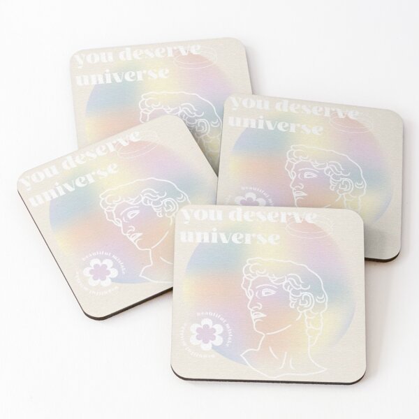 Item preview, you deserve universe simple light quote aura manifestation  designed and sold by Anavrisss.