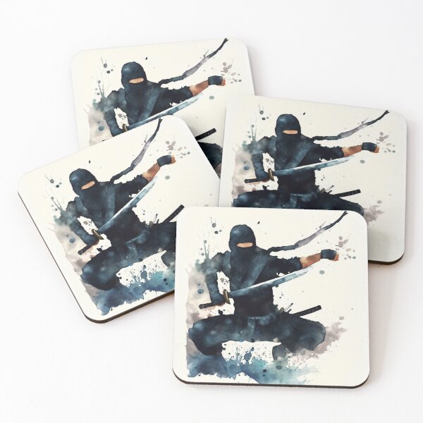 Artikelvorschau, Ninja-Aquarell entworfen und verkauft von walrus01917.