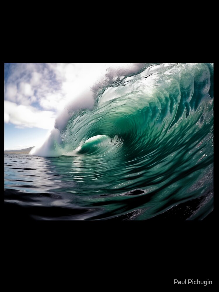Thumbnail 7 of 7, Oversized T-Shirt, Inside the Wave II designed and sold by paulmp.