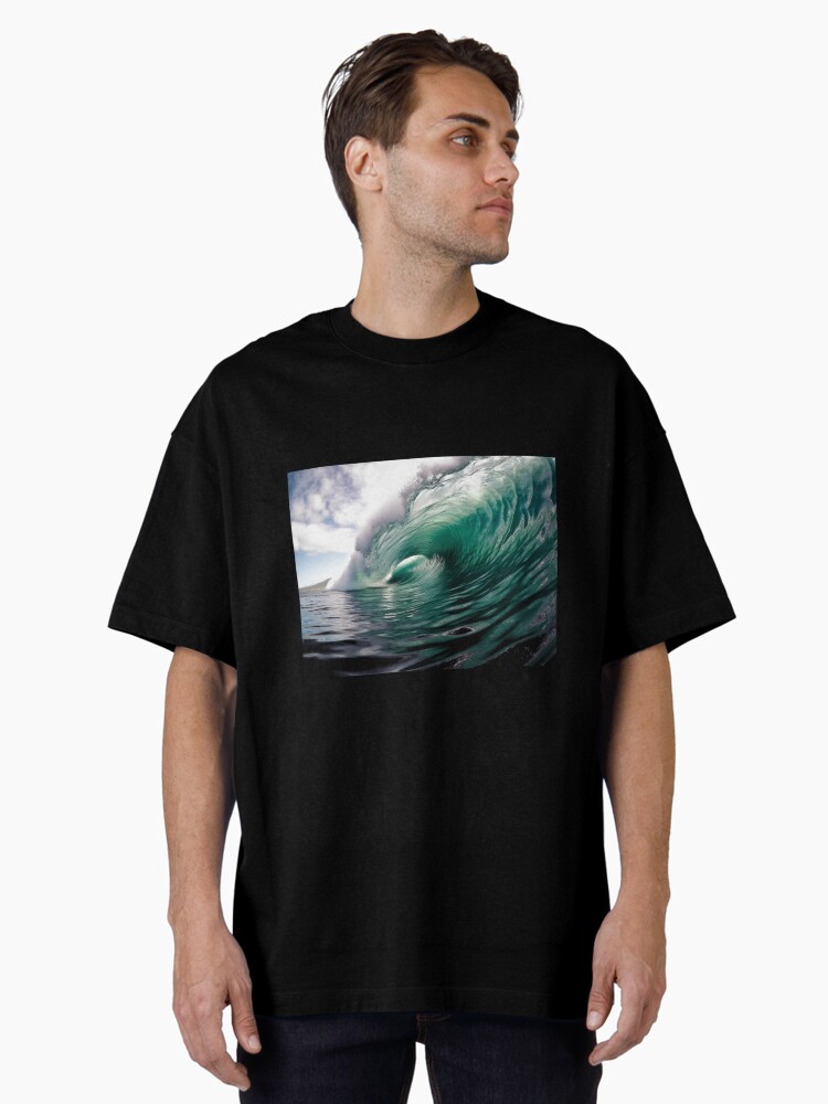 Thumbnail 1 of 7, Oversized T-Shirt, Inside the Wave II designed and sold by paulmp.