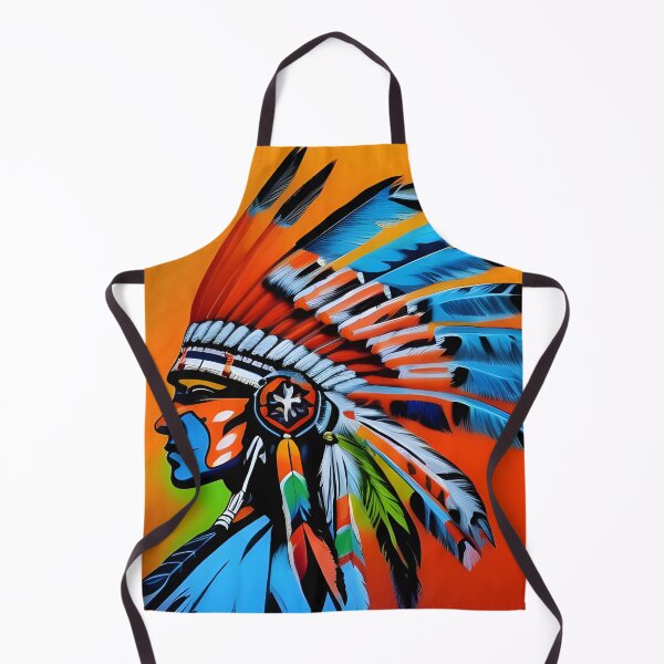 Item preview, Colorful Native American Indian Chief  designed and sold by PC-artist.