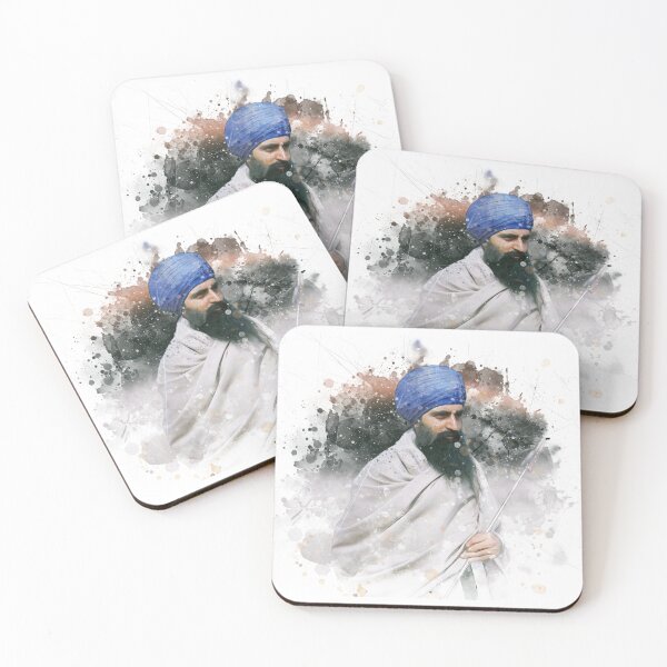 Item preview, Sant Jarnail Singh Bhindranwale Watercolour designed and sold by ImmortalDaggers.