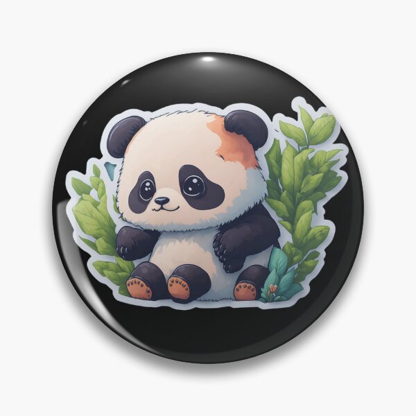 Item preview, Cute Digital Art Chibi Pandalorian Panda  designed and sold by ChibiArtline.