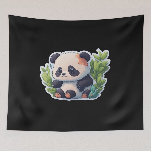 Item preview, Cute Digital Art Chibi Pandalorian Panda  designed and sold by ChibiArtline.