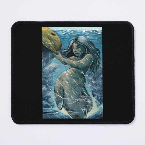 Item preview, Capybara and Selkie ~ peace and harmony in mermaid territory designed and sold by Badlungsart.