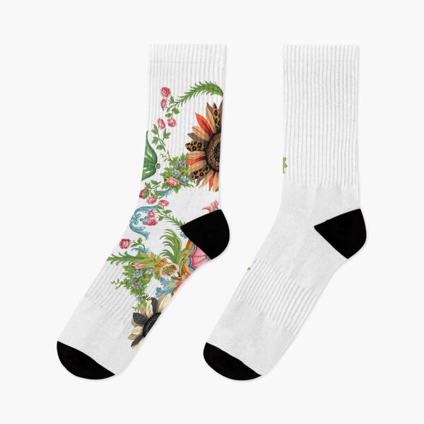 Artikelvorschau, Elegantes Sonnenblumen- und Blumenelement-Muster T-Shirt entworfen und verkauft von GorinART.