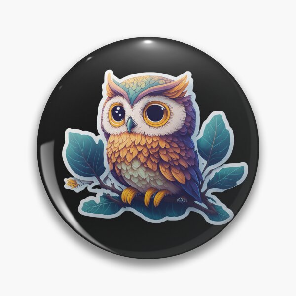 Item preview, Cute Digital Art Chibi Owl designed and sold by ChibiArtline.