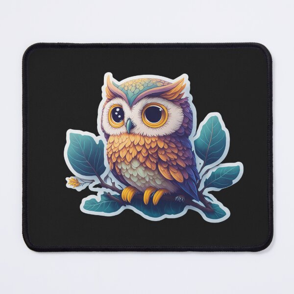 Item preview, Cute Digital Art Chibi Owl designed and sold by ChibiArtline.
