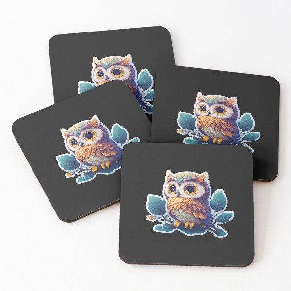 Item preview, Cute Digital Art Chibi Owl designed and sold by ChibiArtline.