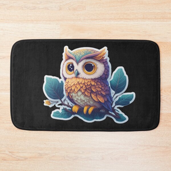 Item preview, Cute Digital Art Chibi Owl designed and sold by ChibiArtline.