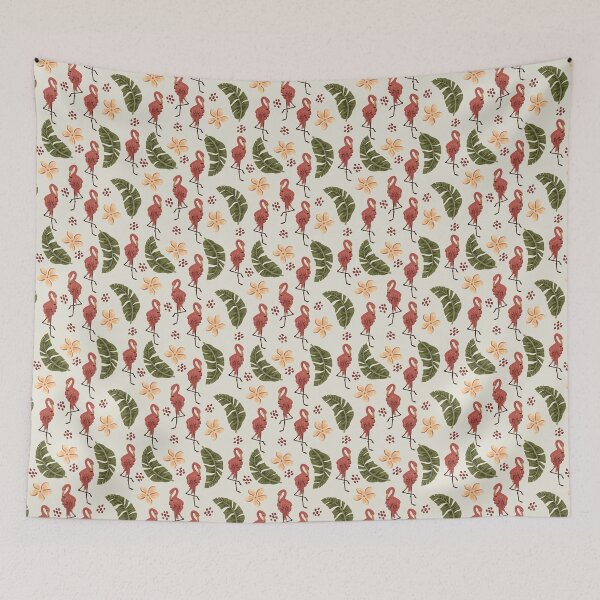 Item preview, Flamingo Tropical Pattern 4 designed and sold by SimpleWorksSK.