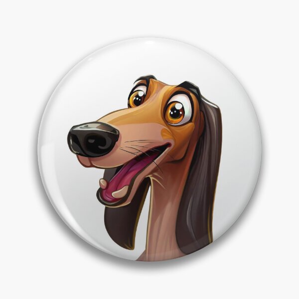 Item preview, Joyful Saluki - Happy Cartoon Dog Illustration designed and sold by NinosDelViento.