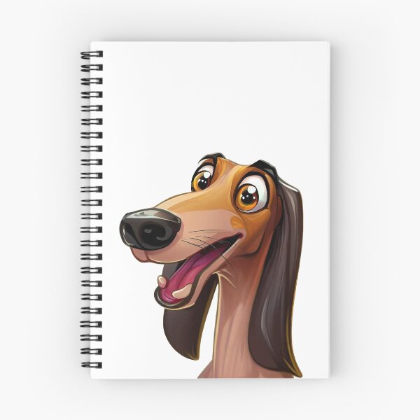 Item preview, Joyful Saluki - Happy Cartoon Dog Illustration designed and sold by NinosDelViento.