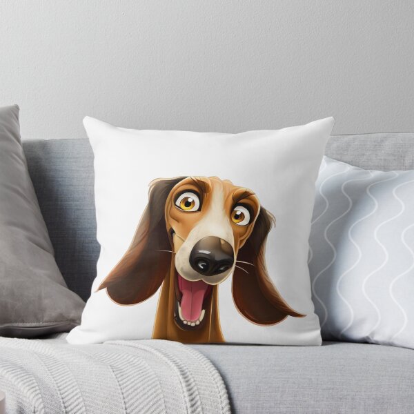 Item preview, Happy Saluki - Funny Cartoon Dog Illustration designed and sold by NinosDelViento.