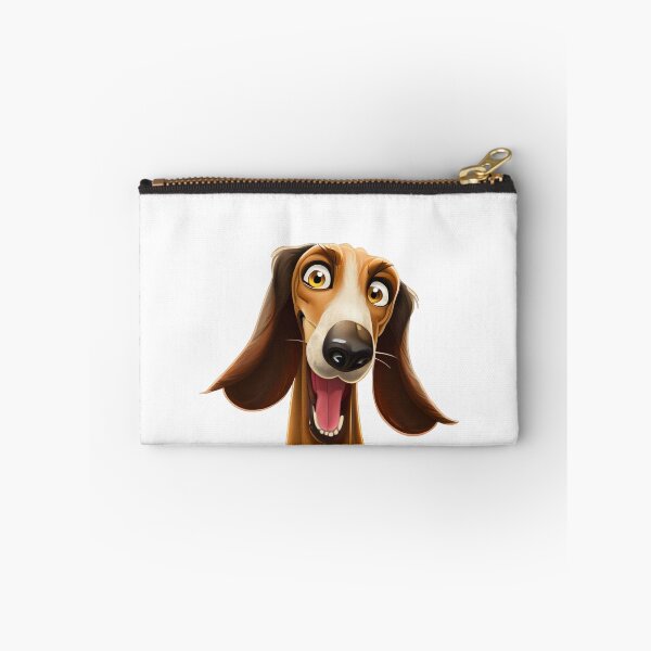 Item preview, Happy Saluki - Funny Cartoon Dog Illustration designed and sold by NinosDelViento.