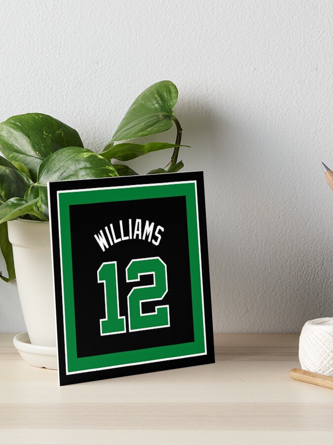 Jayson Tatum Boston Celtics Jersey Art Board Print by SAYIDOWjpg