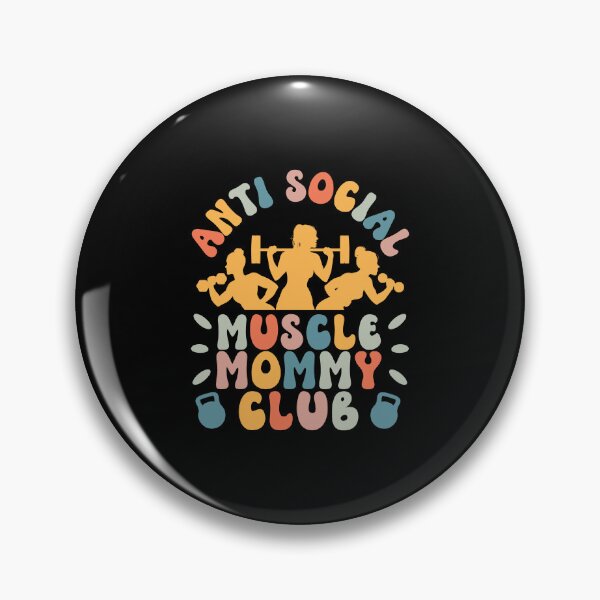 Item preview, Anti Social Muscle Mommy Club Groovy Pump Cover Women designed and sold by Designer-Girl.