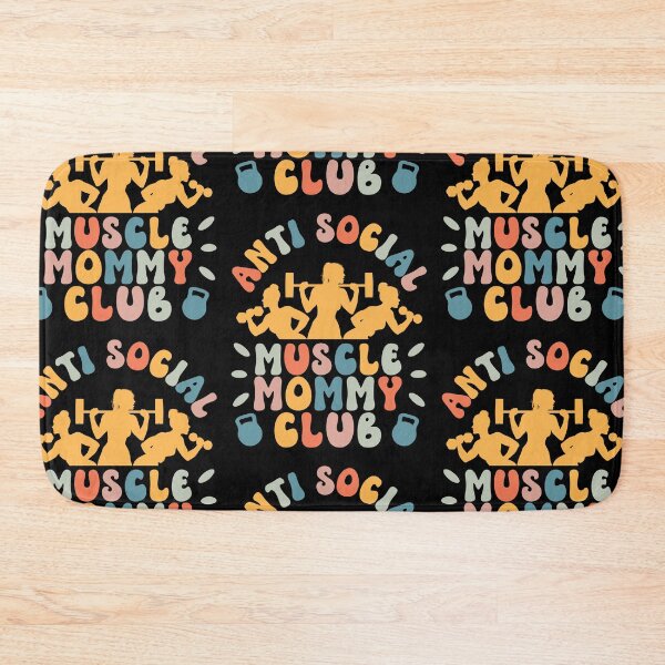 Item preview, Anti Social Muscle Mommy Club Groovy Pump Cover Women designed and sold by Designer-Girl.