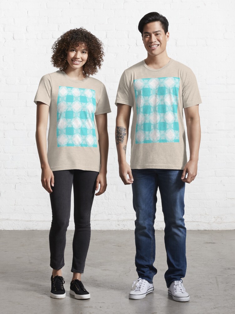 Square shapes and line pattern | Essential T-Shirt