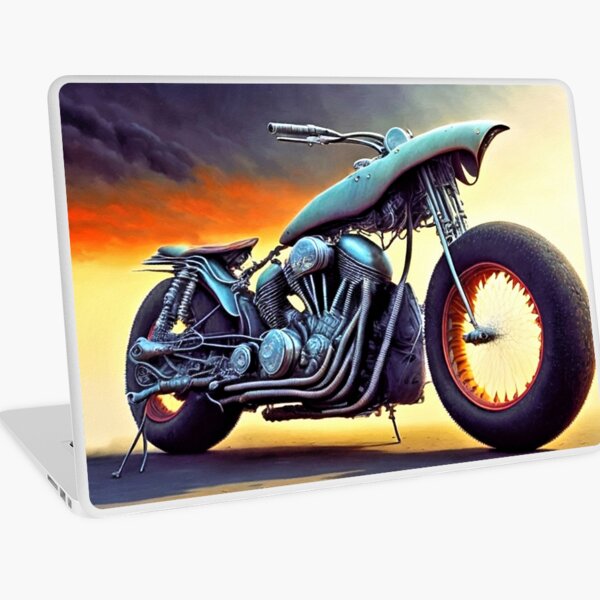 Chopper Motorcycle Metal Art Bike Display. 13 X 6. Good enough to get on  ride.