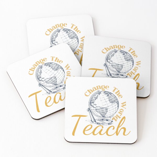 Item preview, Change The World Teach designed and sold by StoneybrokeM.