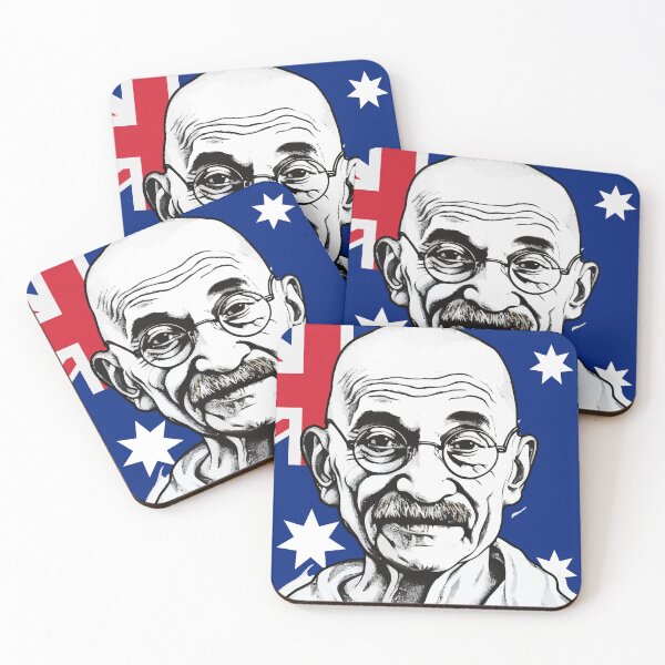 Item preview, Mahatma Gandhi's Values of Non-Violence for Australia designed and sold by CyberWindow.