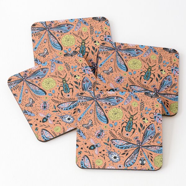 Item preview, Copy of Doodle bugs on pool blue designed and sold by Katerina Mitkova Kirilova.