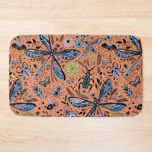 Item preview, Copy of Doodle bugs on pool blue designed and sold by Katerina Mitkova Kirilova.