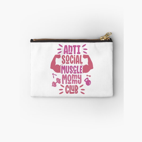 Item preview, Anti Social Muscle Mommy Club Funny Gym Women designed and sold by Designer-Girl.