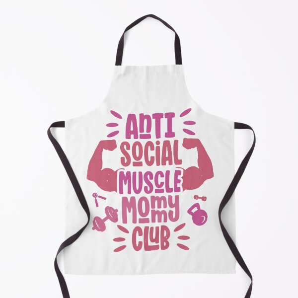 Item preview, Anti Social Muscle Mommy Club Funny Gym Women designed and sold by Designer-Girl.